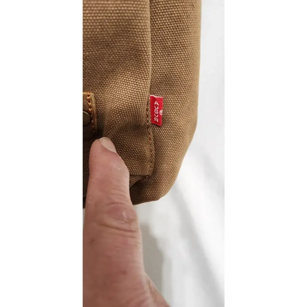 Augur Messenger Bag Canvas Shoulder Crossbody Brown‎